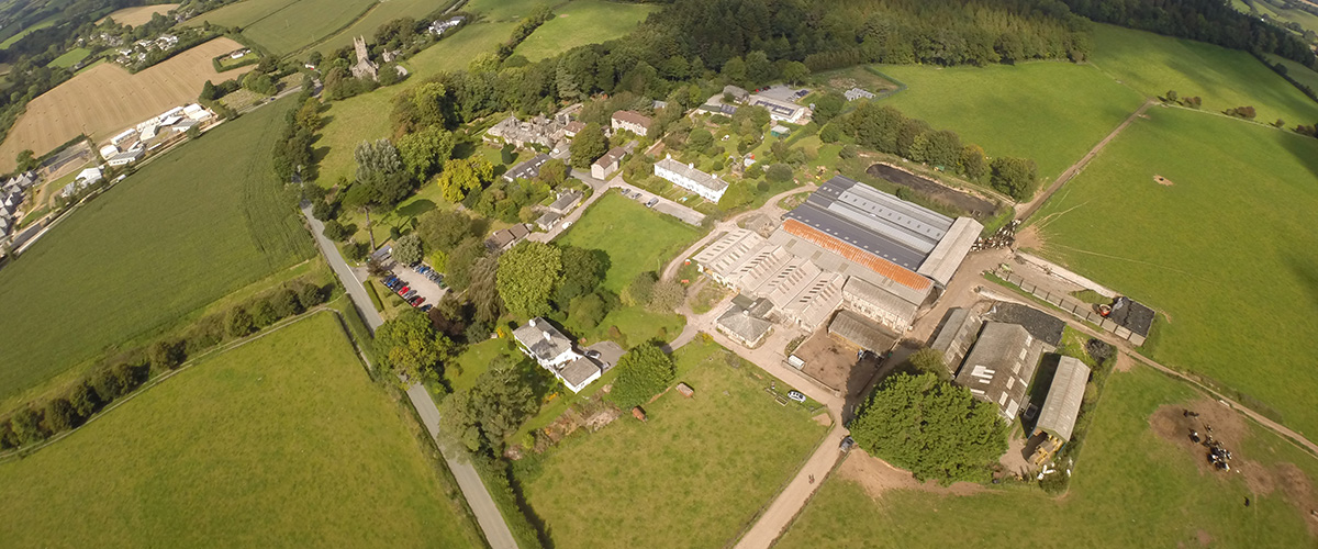 Old Parsonage Farm from the air