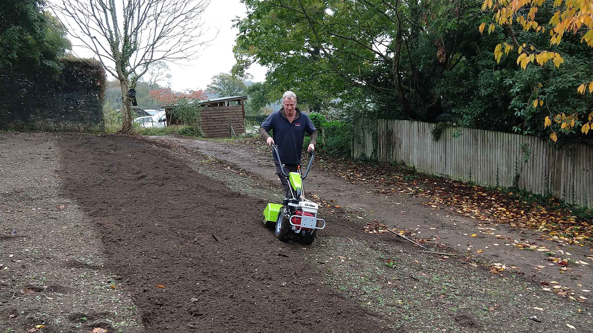 Mike getting reaquainted with heavy rotator work